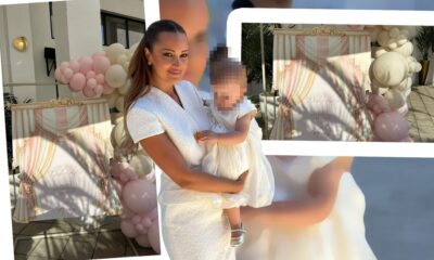 PORODIČNA SVEČANOST KAKVA SE RETKO VIĐA: Aleksandra Prijović i Filip Živojinović organizovali krštenje i rođendan ćerke Arije u Beogradu (FOTO)
