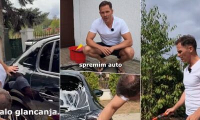 Siniša Mali samostalno pere automobil, poručuje da nema žetone za pranje – pranje automobila bez žetona