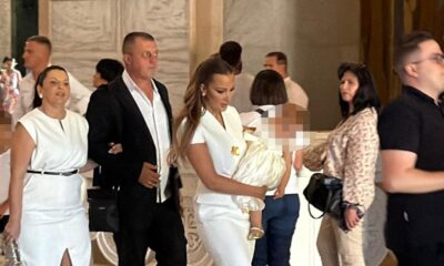 SVE OČI UPRTE U PORODICU ŽIVOJINOVIĆ: Krštenje ćerke Aleksandre Prijović i Filipa Živojinovića prošlo bez prisustva Bobe (FOTO)