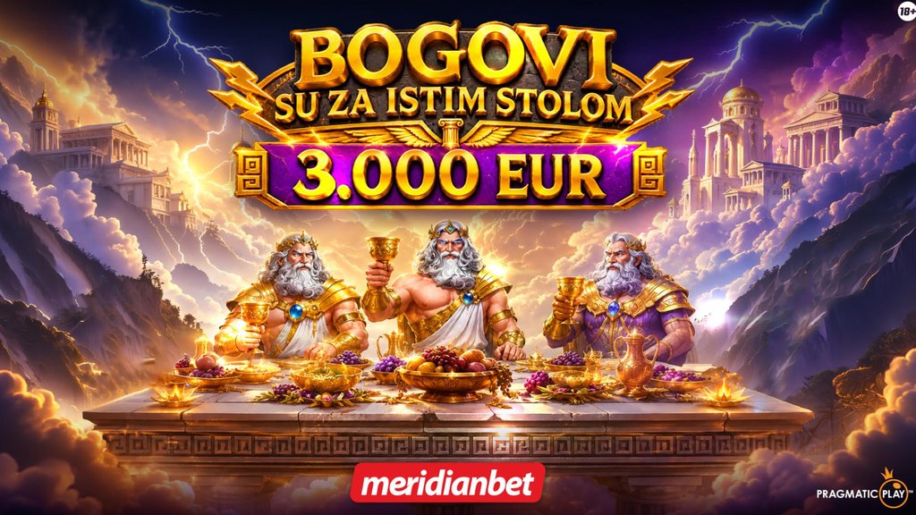 OLIMP OTVARA VRATA IGRAČIMA: Pet slot igara donosi šansu za 3.000 evra – Gates of Olympus slot turnir
