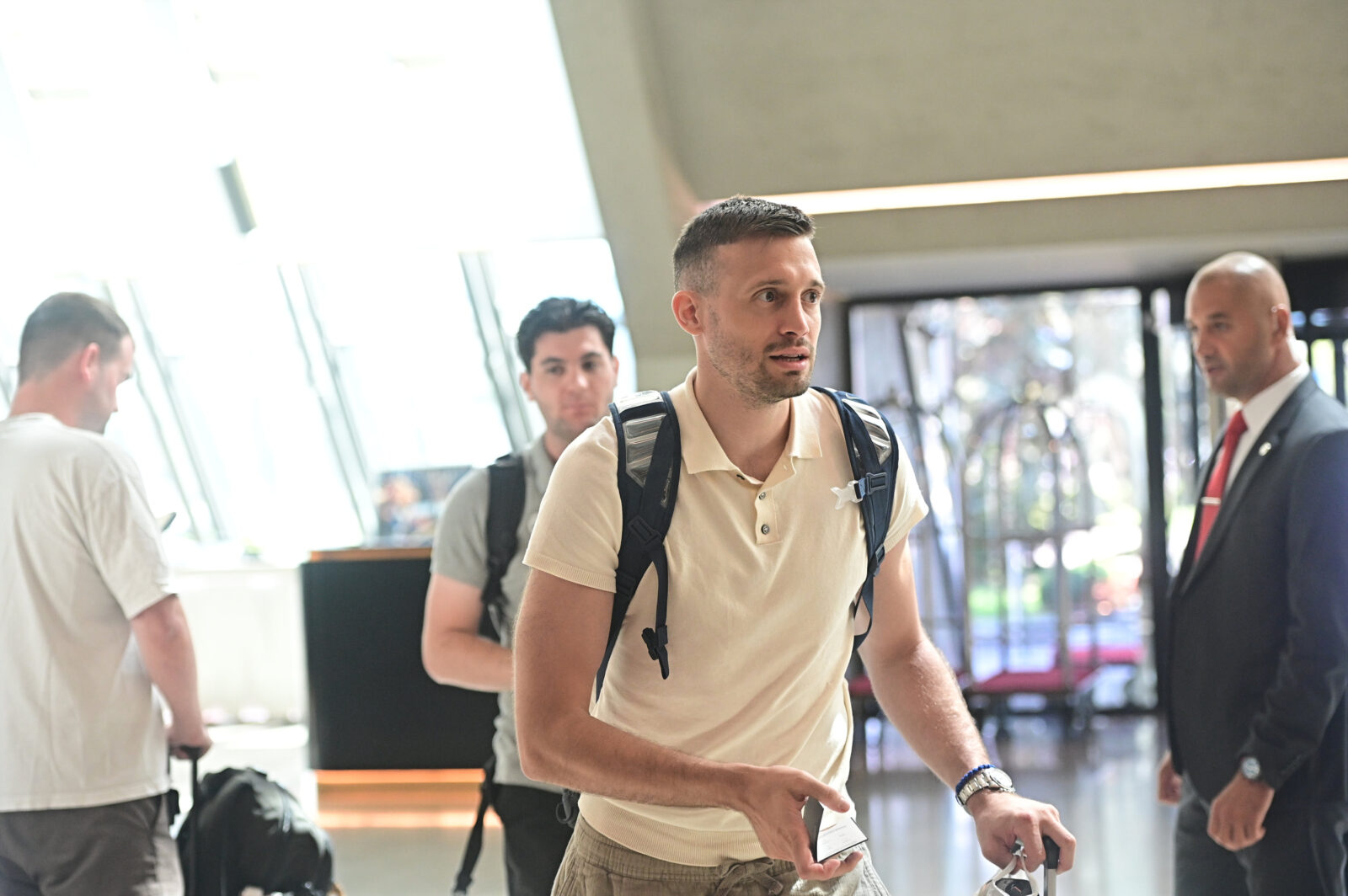 The Serbian national basketball team gathered for the upcoming matches that await them in the World Cup qualification windows. Kosarkaska reprezentacija Srbije okupila se za predstojece utakmice koje ih ucekuju u prozorima za plasman na Svetsko prvenstvo.
