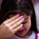 girl, shy, hand, nails, pink, hiding face, shy, shy, shy, shy, shy