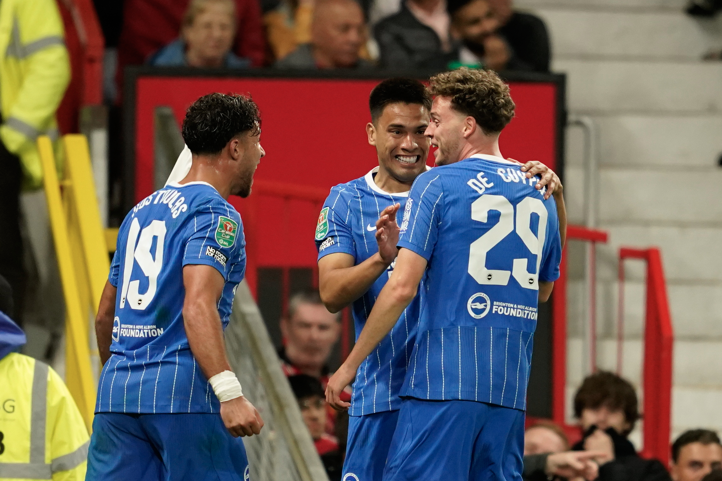 Brighton preokretom izbacio Manchester United iz Liga kupa: Drama na Old Trafordu – Brighton Manchester United Liga kup