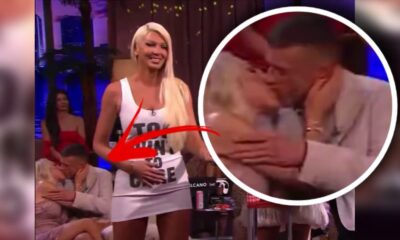 JOVANA JEREMIĆ I TIGAR U CENTRU PAŽNJE: Par razmenjivao nežnosti u emisiji AmiG Show, snimak postao hit na mrežama (VIDEO) – poljubac Jovane Jeremić i Tigra