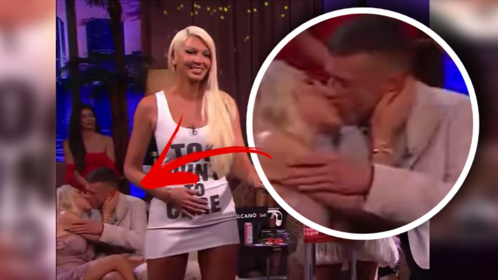 JOVANA JEREMIĆ I TIGAR U CENTRU PAŽNJE: Par razmenjivao nežnosti u emisiji AmiG Show, snimak postao hit na mrežama (VIDEO) – poljubac Jovane Jeremić i Tigra