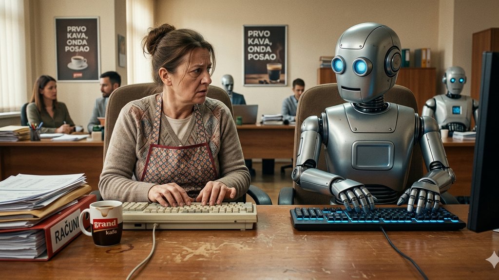 Ko kontroliše veštačku inteligenciju u kancelariji: Kada kolega pije kafu, a robot radi – veštačka inteligencija u kancelariji