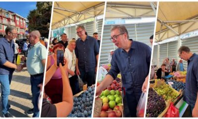 Predsednik Vučić posetio pijacu u Smederevu i razgovarao sa građanima – cena na pijaci u Smederevu