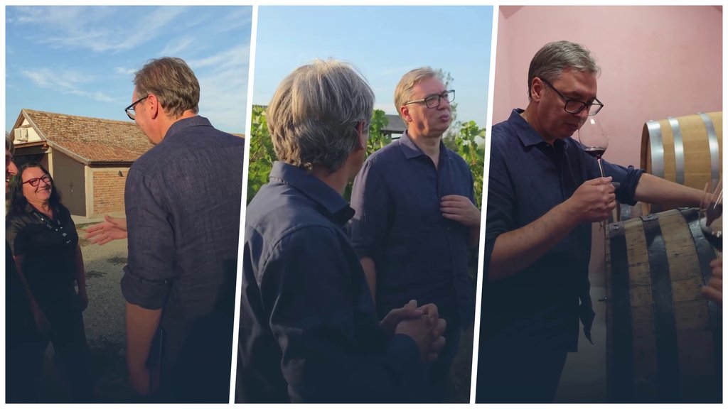 Predsednik Vučić završio obilazak Podunavskog okruga posetom porodici Madžić