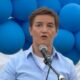 Ana Brnabić zahvalila građanima na podršci predsedniku i institucijama
