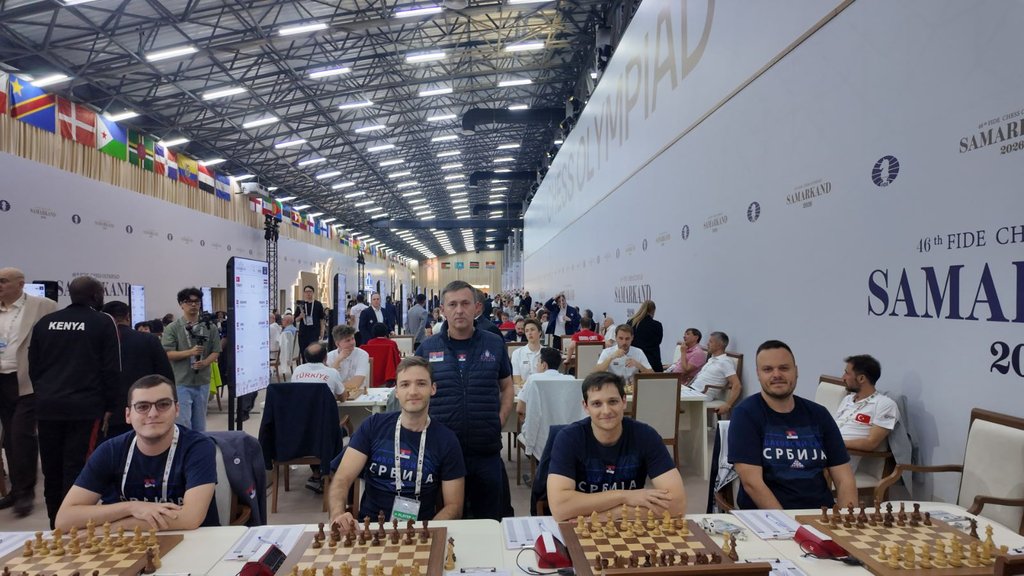 Srbija pobedila Kubu 3:1 u petom kolu Šahovske olimpijade u Samarkandu – Šahovska olimpijada Samarkand
