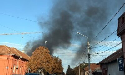 Veliki crni dim iznad Zemuna: Građani u neizvesnosti zbog požara – gust crni dim nad Zemunom