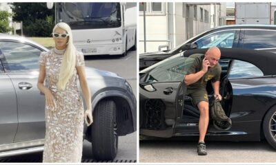 U ISTOM TRENUTKU NA SNIMANJU: Karleuša i Desingerica stigli u luksuznim automobilima na Pinkove zvezde (FOTO) – dolazak na Pinkove zvezde