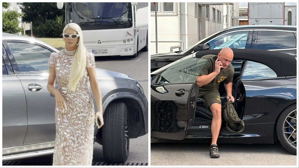U ISTOM TRENUTKU NA SNIMANJU: Karleuša i Desingerica stigli u luksuznim automobilima na Pinkove zvezde (FOTO) – dolazak na Pinkove zvezde