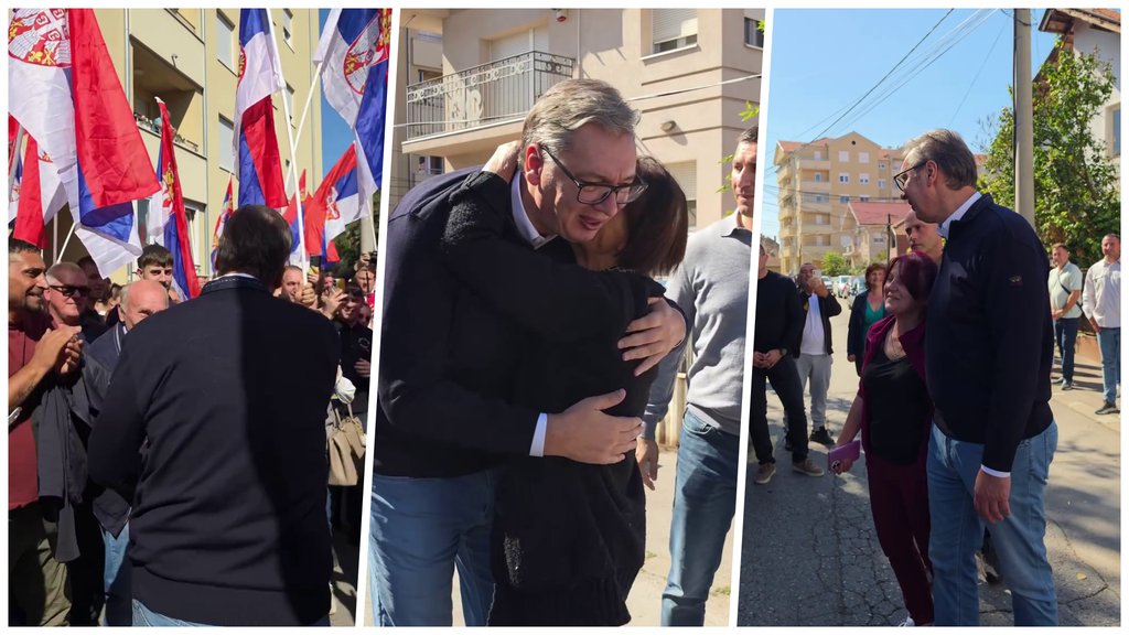 Aleksandar Vučić dočekan ovacijama i trobojkama u Požarevcu nakon predaje dužnosti – Vučić u Požarevcu