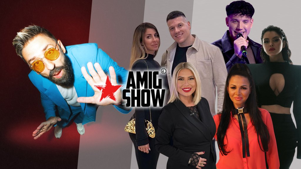 Sloba i Jelena Radanović, Dea Đurđević i Azra Husarkić u novoj epizodi Ami G Show
