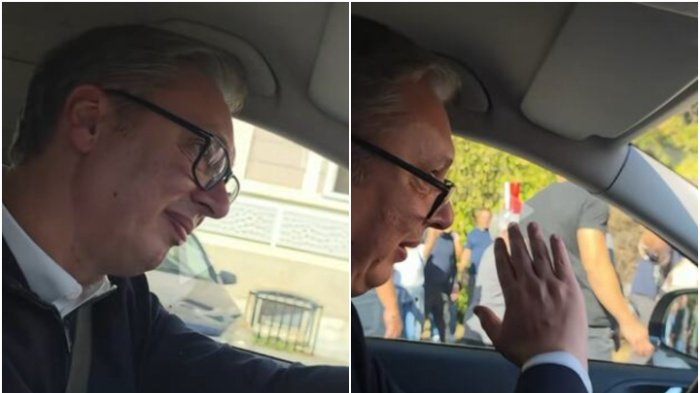 Aleksandar Vučić sam vozi kroz Srbiju, građani iznenađeni njegovim potezom