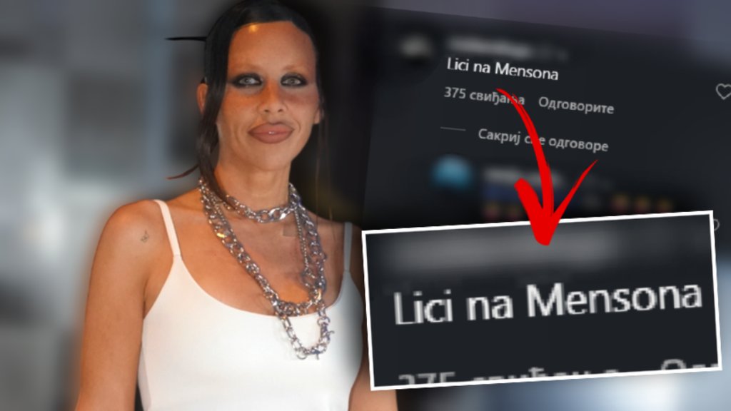 KOMENTARI ZAPALILI DRUŠTVENE MREŽE: Kaja Ostojić iznenadila novim izgledom i izazvala poređenja sa Merlinom Mensonom (FOTO) – Kaja Ostojić promena imidža