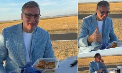 Aleksandar Vučić zastao na auto-putu između Mitrovice i Šida tokom kampanje – pauza na auto-putu