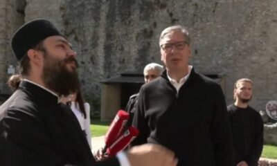Aleksandar Vučić razgovarao sa monasima u manastiru Manasija o obnovi svetinje – manastir Manasija