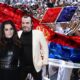 Vesna Zmijanac, Aca Lukas i Mira Škorić nastupaju na skupu SNS u Areni – skup SNS u Beogradskoj areni