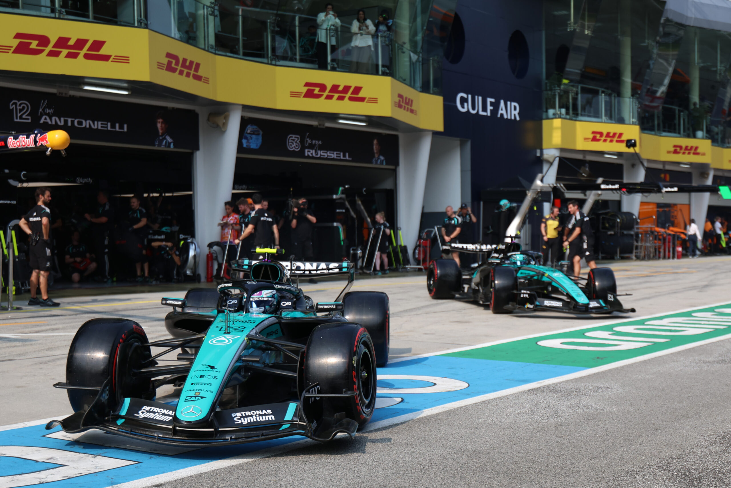 Mercedes suočen sa problemima posle nove nadogradnje bolida u Sepangu – Kimi Antoneli Mercedes Bahrein
