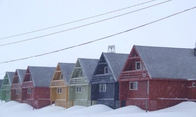 houses, winte, nature, snow, colors, norway