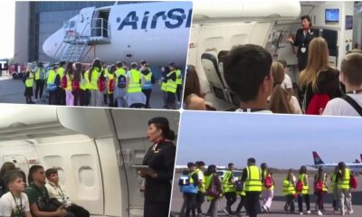 Er Srbija omogućila deci sa Kosova i Metohije prvo putovanje avionom: Nezaboravan dan za mališane (VIDEO) – deca sa Kosova i Metohije
