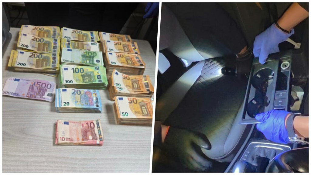 Mladić uhvaćen sa 220.000 evra na granici: Novac iz kriminala sakrio u golfu