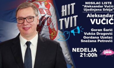 Aleksandar Vučić gostuje u emisiji Hit tvit uz još četiri sagovornika