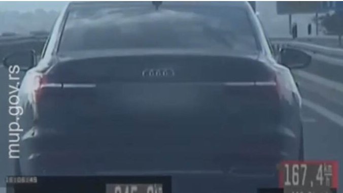 Vozač audija divljao 245 km/h između Lajkovca i Valjeva: Presretač ga zaustavio – vozač audija Lajkovac-Valjevo
