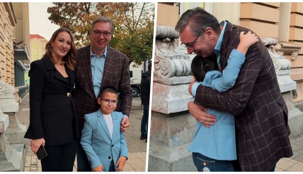 Aleksandar Vučić posetio Šabac, susreo se sa dečakom Lukom i njegovom majkom – susret Vučića sa Lukom