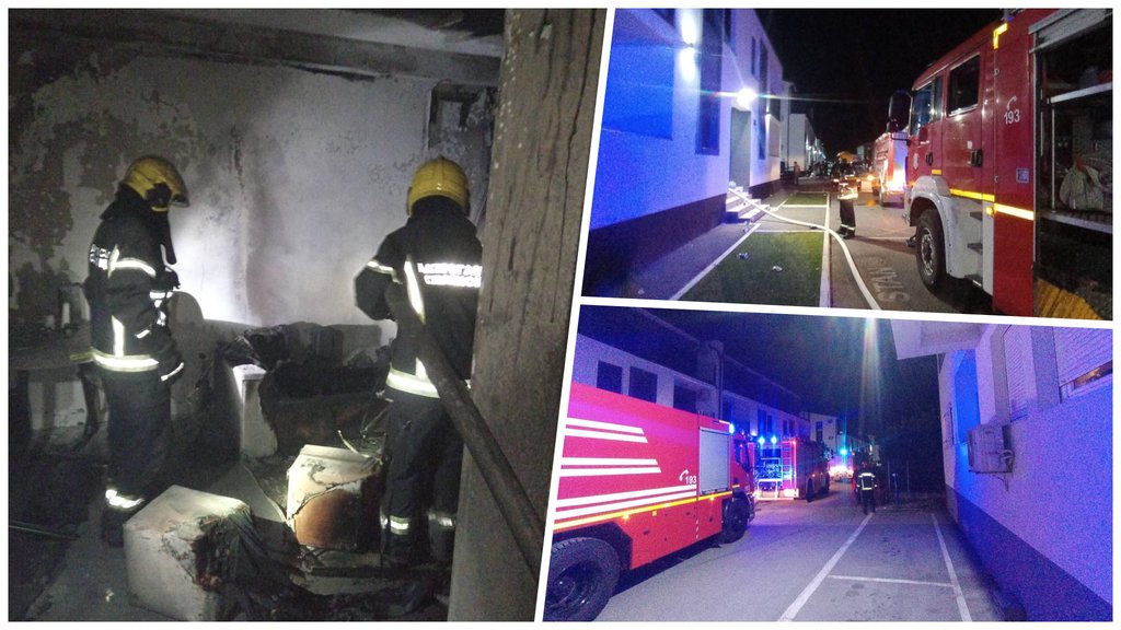 Požar na Novom Beogradu: Vatrogasci spasili dve osobe iz stana zahvaćenog plamenom