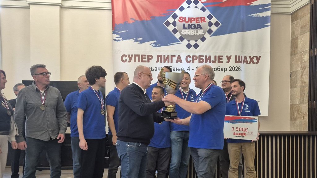 Šahisti Radnika iz Surdulice osvojili titulu u Super ligi Srbije