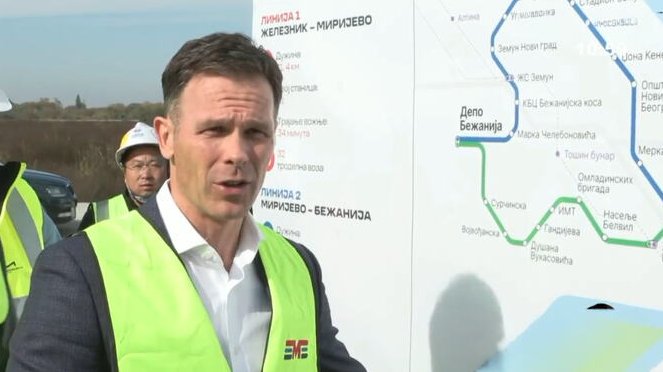 Siniša Mali obišao stanicu metroa Bele Vode, najavio početak radova – izgradnja metroa u Beogradu