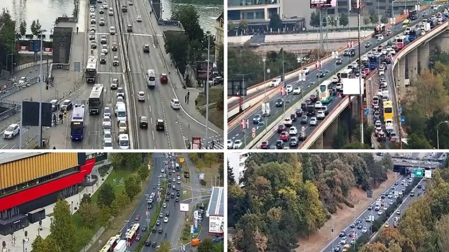 Saobraćajne gužve u Beogradu: Gazela potpuno stala, ali Most na Adi iznenađuje prohodnošću