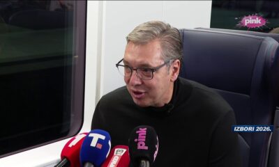 Aleksandar Vučić putuje vozom iz Beograda na skup 'Ujedinjena Srbija' u Novi Sad – skup Ujedinjena Srbija