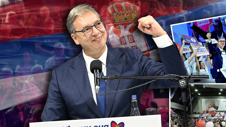 Skup liste 'Aleksandar Vučić – Ujedinjena Srbija' na Trgu slobode u Novom Sadu – Trg slobode u Novom Sadu