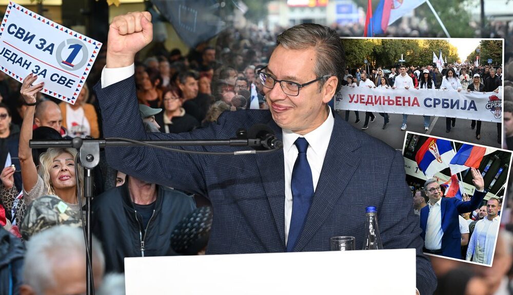 Aleksandar Vučić predstavlja plan za razvoj juga Srbije na skupu u Nišu