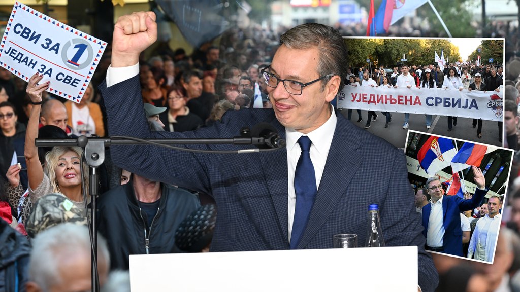 Aleksandar Vučić predstavlja plan za razvoj juga Srbije na skupu u Nišu