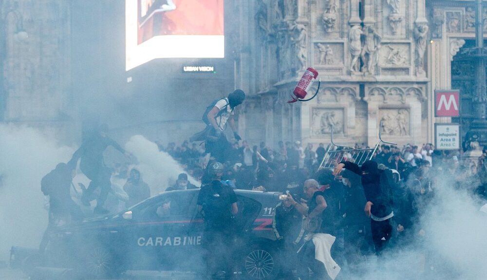 Protesti u Milanu: Trojica maloletnika u pritvoru, 21 u kućnom pritvoru ili ustanovi – protest u Milanu
