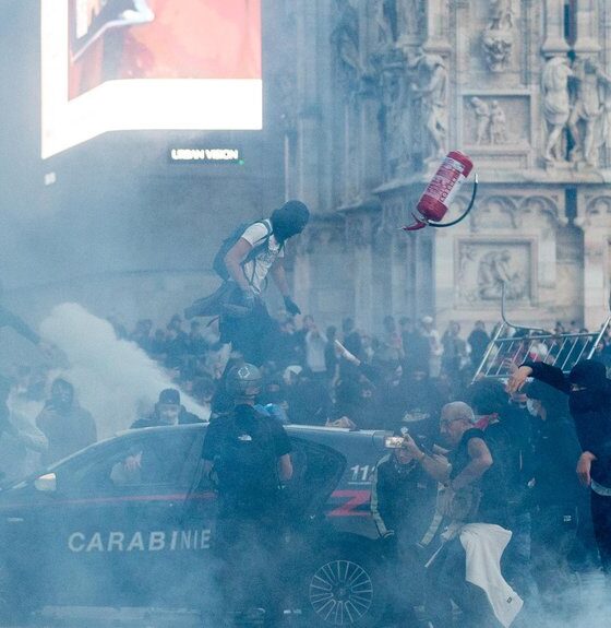 Protesti u Milanu: Trojica maloletnika u pritvoru, 21 u kućnom pritvoru ili ustanovi – protest u Milanu
