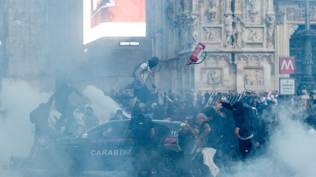 Protesti u Milanu: Trojica maloletnika u pritvoru, 21 u kućnom pritvoru ili ustanovi – protest u Milanu