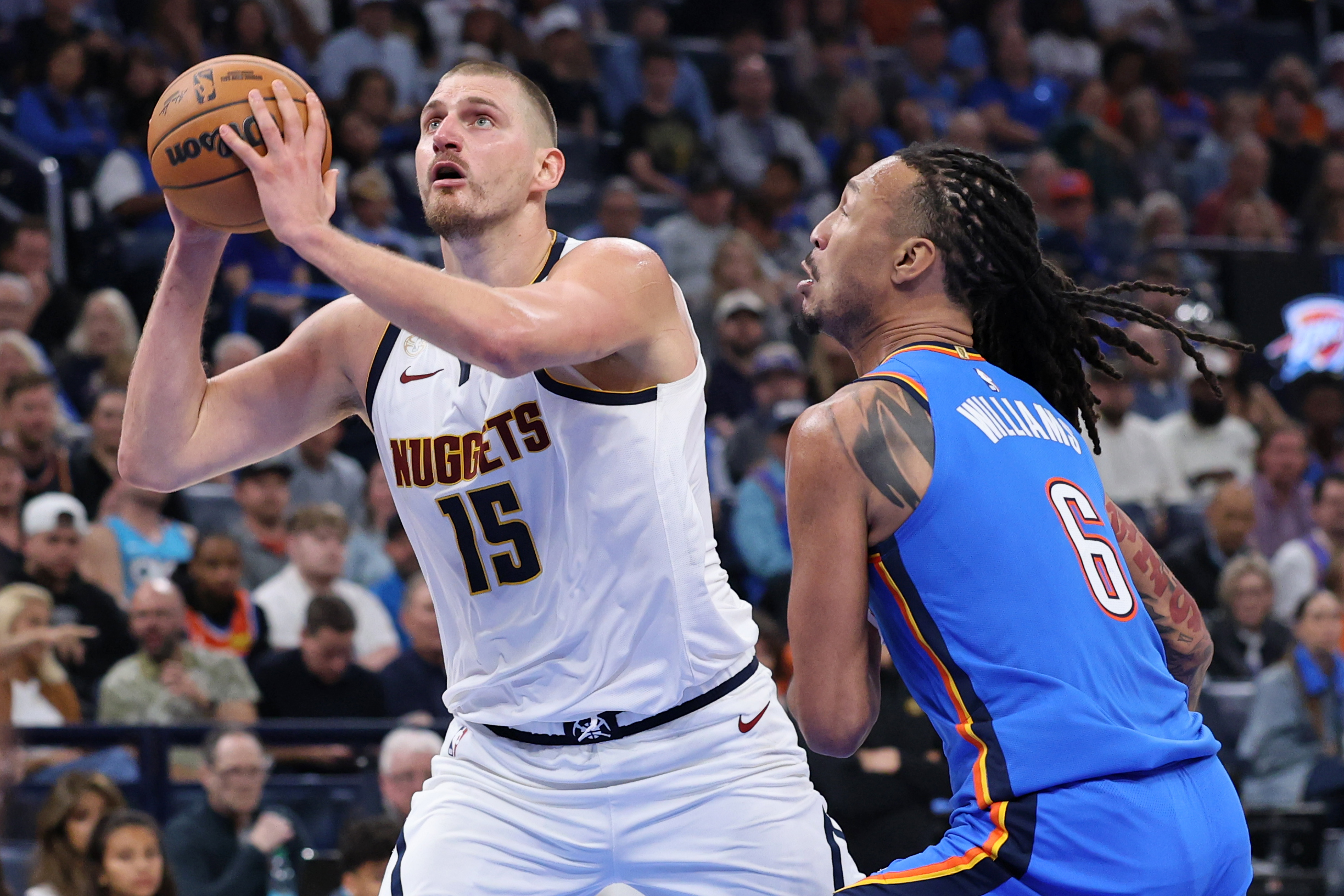 Denver Nagetsi poraženi od Oklahome 96:84 na startu NBA sezone