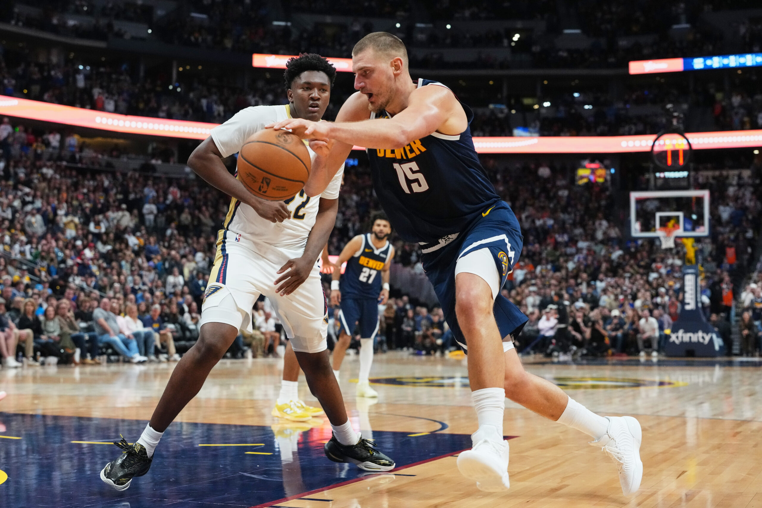 Denver Nagetsi pobedili Nju Orleans 141:135, tripl-dabl Nikole Jokića u NBA produžecima