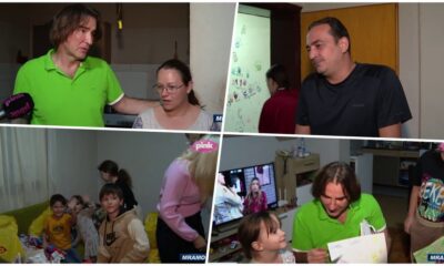 Željko Mitrović uručio pomoć porodici iz Mramora: Pola miliona i pokloni deci