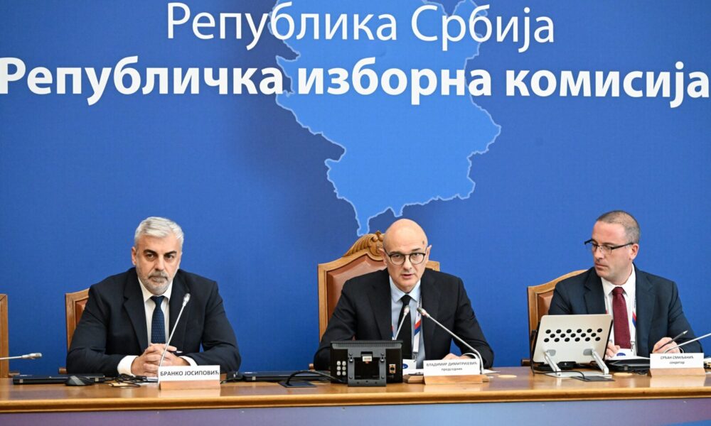 Sednica Republičke izborne komisije (RIK) , Vladimir Dimitrijević, izbori, glasanje