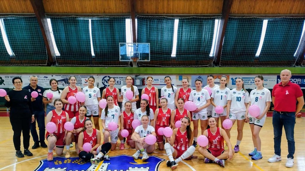 Vojvodina u roze: Košarkaši i Meridian fondacija zajedno za Roze oktobar